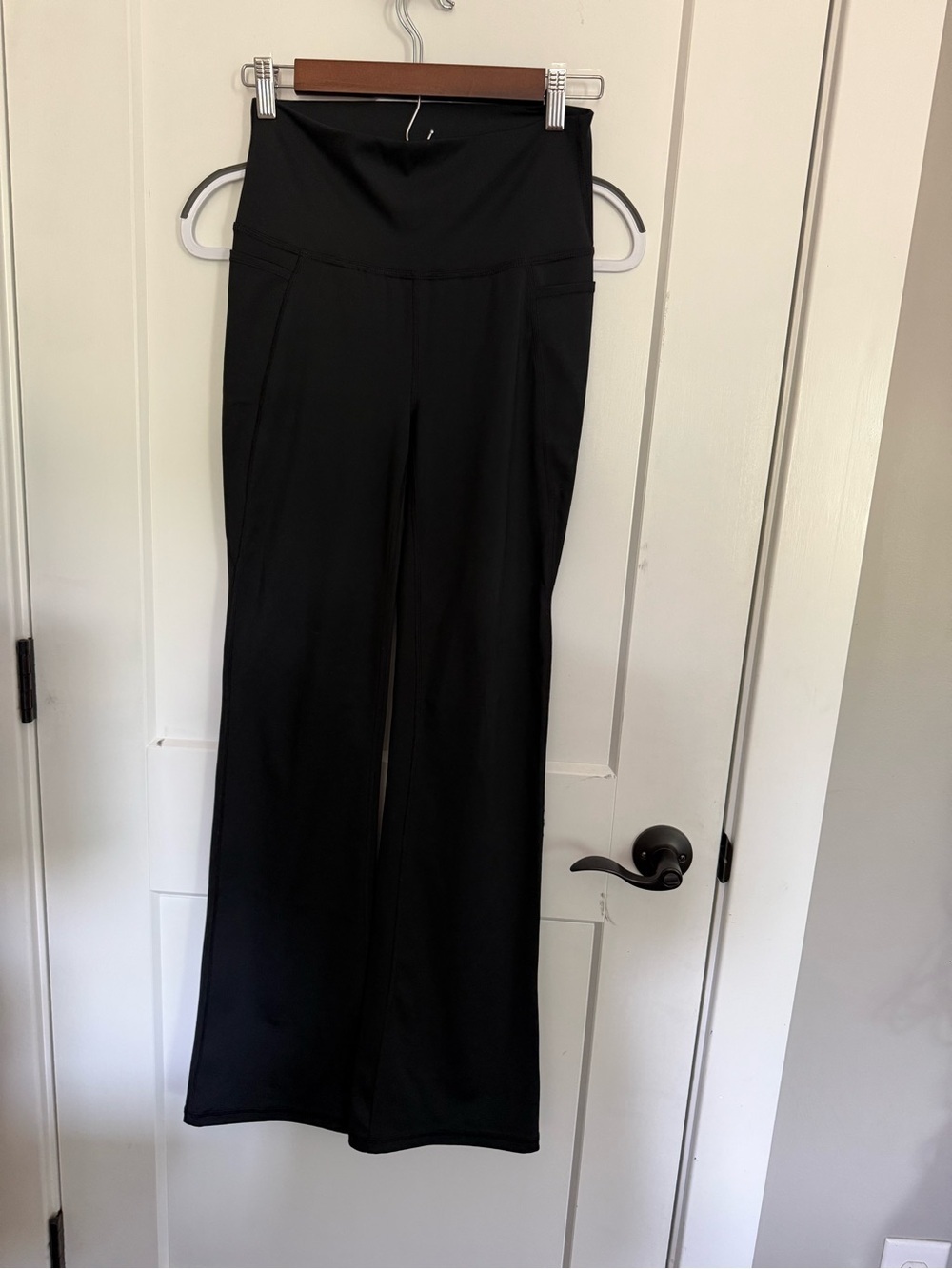 Lilly Pulitzer Black Luxletic flare leg pants